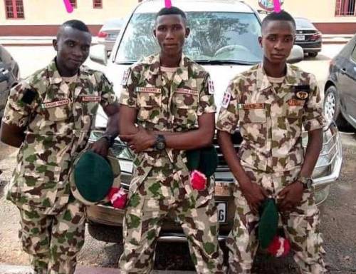 Faces of Nigerian soldiers killed alongside Gen Dzarma Zirkusu by ISWAP