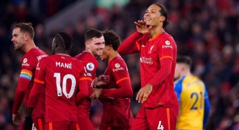 EPL: Liverpool thrash Southampton 4-0 to move second