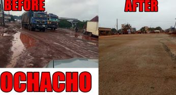 Reactions as work resumes on Otukpo township road