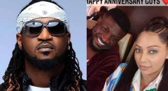 Rude boy celebrates twin brother Peter’s 8th wedding anniversary