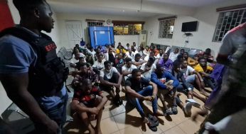 EFCC arrest 60 Yahoo Boys holding award night at Gbenga Daniel’s hotel in Abeokuta