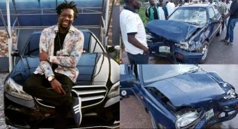 Comedian Klint Da Drunk survives ghastly auto crash (Photos)