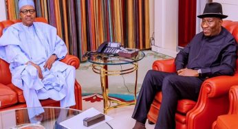 Buhari, Jonathan meet in Aso Rock