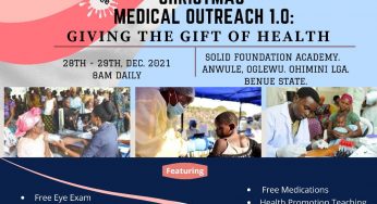 Sunday Basil Agba Legacy Foundation embarks on medical outreach in Ohimini