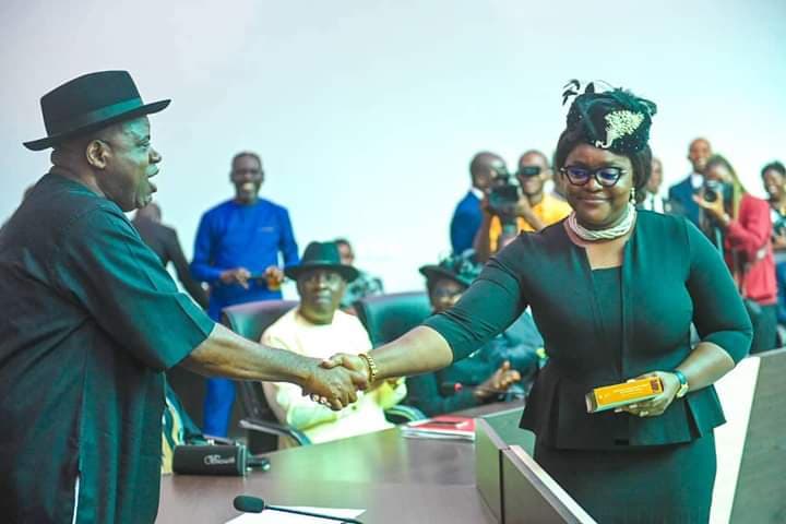 Gov Douye swears in wife, others as High Court Judges