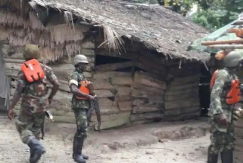 Human heads, roasted bodies uncovered as security operatives raid kidnappers den in Imo, arrest 30