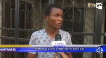 Drama as two men lay claim over baby boy in Edo