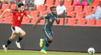 AFCON 2021: “I wish you quick recovery”- Moses Simon wishes injured Egypt’s Tawfik