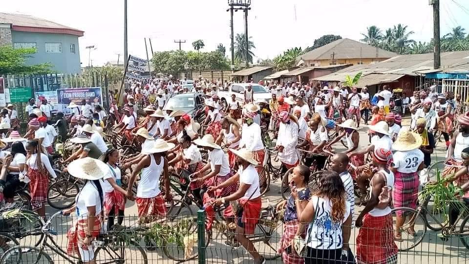 Photos from Isiokpo bicycle carnival