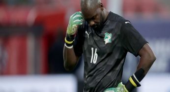 AFCON: Elephants lose first-choice ‘keeper, Sylvain Gbohouo to doping ban