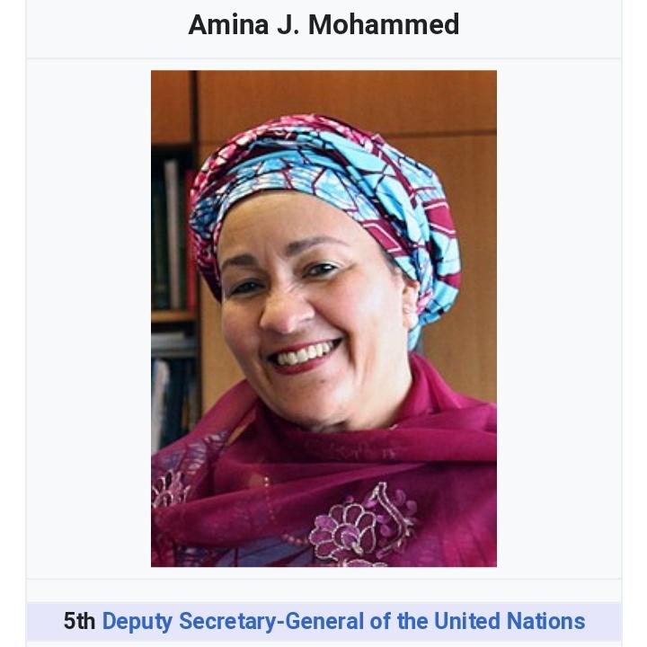 UN re-appoints Amina Mohammed Deputy Secretary-General