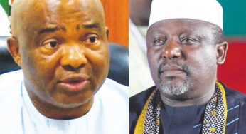 BEWARE: Gov Uzodinma has killer strike squad in Imo – Okorocha alleges