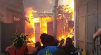 Shops razed as fire guts Nguru market in Yobe