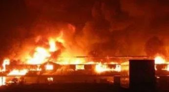 Shops, goods worth millions destroyed as fire razes Anambra market