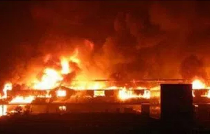 Shops, goods worth millions destroyed as fire razes Anambra market