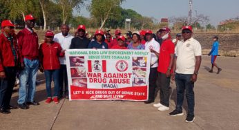 Benue: NDLEA stages road walk against drug abuse in Makurdi