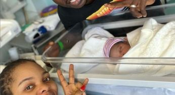 Super Eagles’ Etebo, wife welcome baby