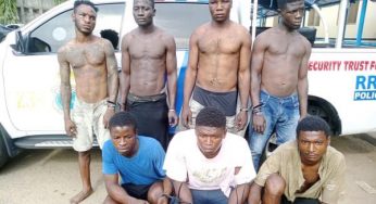 Police arrest seven suspected traffic robbers in Lagos