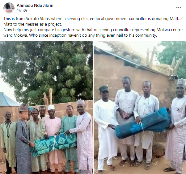 Government Official Donates Mats To Sokoto Community As Welfare Package [Photos]