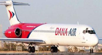 BREAKING: 100 passengers escape death as Dana aircraft develops fault mid-air