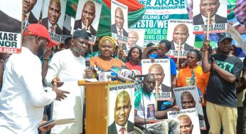 Akase unveils manifesto, pledges to be Gov for all  