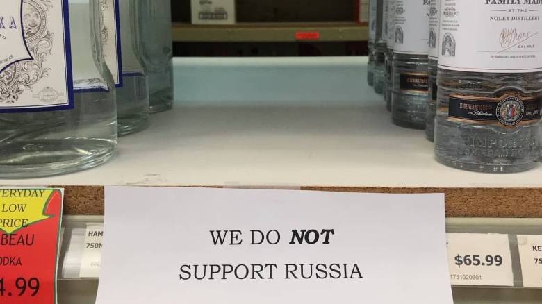 Canadian liquor stores remove Russian products amid attack on Ukraine
