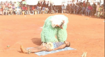 [IDOMA TV] Powerful masquerade ‘resurrects’ dead man in Benue