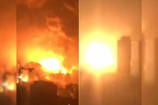 Massive explosions reported near Ukrainian Capital, Kyiv