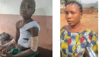 Woman arrested for inflicting deep cuts on seven-year-old boy for stealing meat