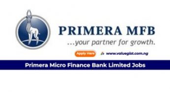 Primera Microfinance Bank Recruitment 2022 (4 Positions)