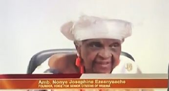 2023 presidency: 102-year-old Nonye Ezeanyaeche ‘Mama Africa’ joins race