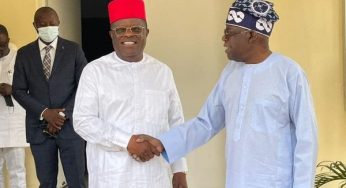 PHOTOS: Umah, Tinubu meet in Abuja