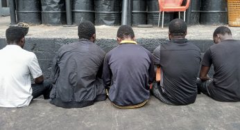 EFCC receives five alleged oil thieves, truck, tugboat from Navy in Port Harcourt