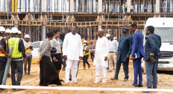 Ark Legacy Project: Pastor Adeboye visits Bishop Oyedepo at Cananland