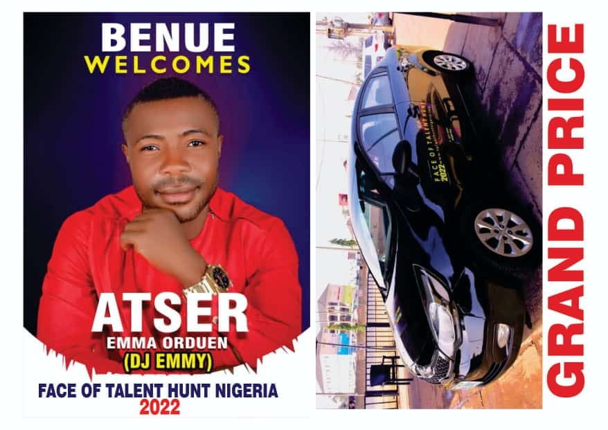 Benue-born Atser Emmanuel emerges Face of Talent Hunt Nigeria 2022