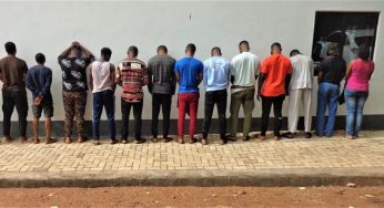 EFCC: 13 suspected internet fraudsters arrested in Enugu