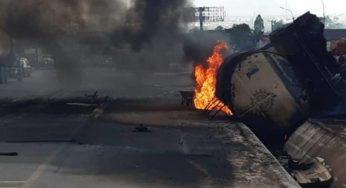 Kaduna on fire as bandits kill 5, set fuel tanker ablaze