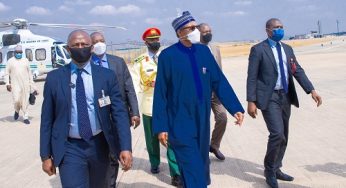 BREAKING: Buhari departs Nigeria to London for medical check-up