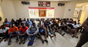 EFCC arrests Ekpo, Erezi Sydney, Coker Taiwo, 30 others for internet fraud in Lagos