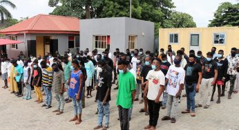 Full list of 120 ‘Yahoo boys’ arrested by EFCC in Ibadan, Enugu