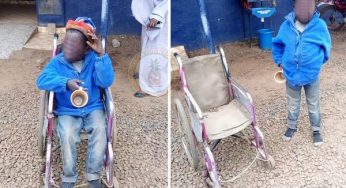 Shock as ‘disabled’ street beggars jump from wheelchairs, flee to avoid arrest