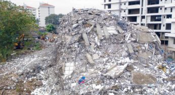 Properties worth millions destroyed as storey building collapses in Kano