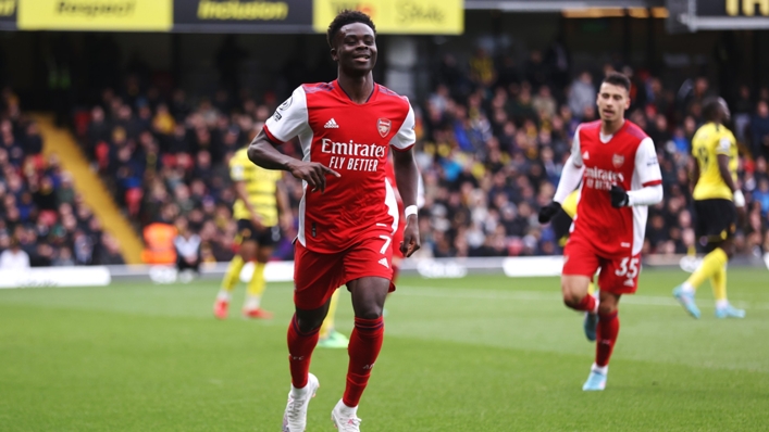 EPL: Bukayo Saka shines as Arsenal down Watford 3-2