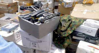 Customs intercepts drones, military uniforms, others in Lagos Airport