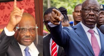 Obaseki tears Wike apart for insulting his deputy, Shaibu (Full statement)