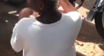 DSS-backed Forest Guards beat up ladies with coloured hair, rugged jeans in Benue (VIDEO)