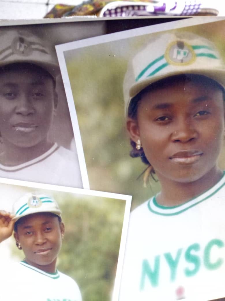 Photos of Osinachi Nwachukwu during her NYSC surface