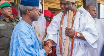 2023 presidency: Ooni of Ife back Osinbajo, prays for VP to succeed