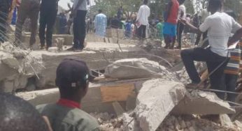 BREAKING: Many trapped as building under construction collapses in Taraba