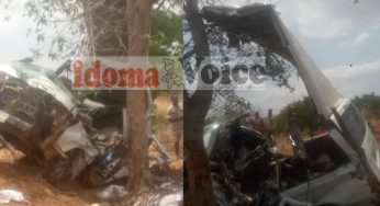 BREAKING: Catholic Women coming from burial involved in accident, many dead in Gboko